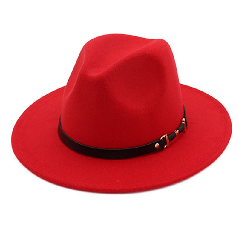 Le Bon Classic Fedora Hat - Cotton Classic Fedora With Plain Pattern For Casual Looks