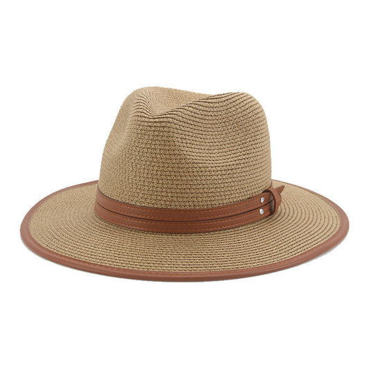 Lorient Summer Straw Fedora Hat - Light Breathable Style For Warm Weather And Casual Days