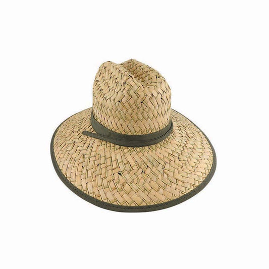 Easton Deluxe Rush Straw Hat with Cotton Lining and UPF 50+ Sun Protection