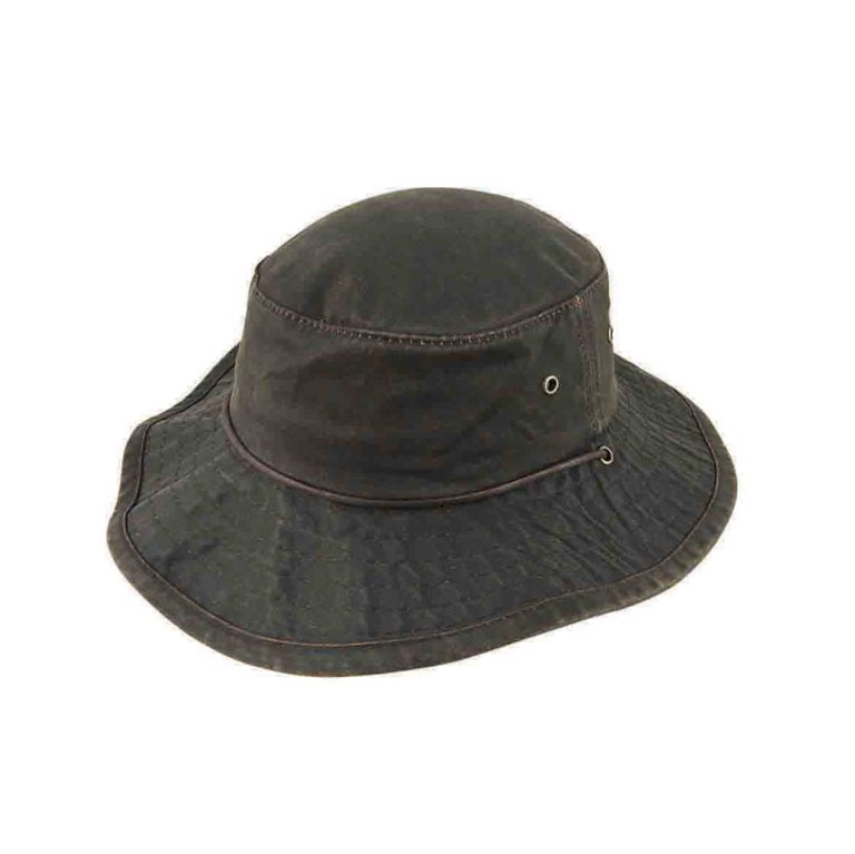 Skyler – Weathered Cotton Boonie Hat with Chin Tie