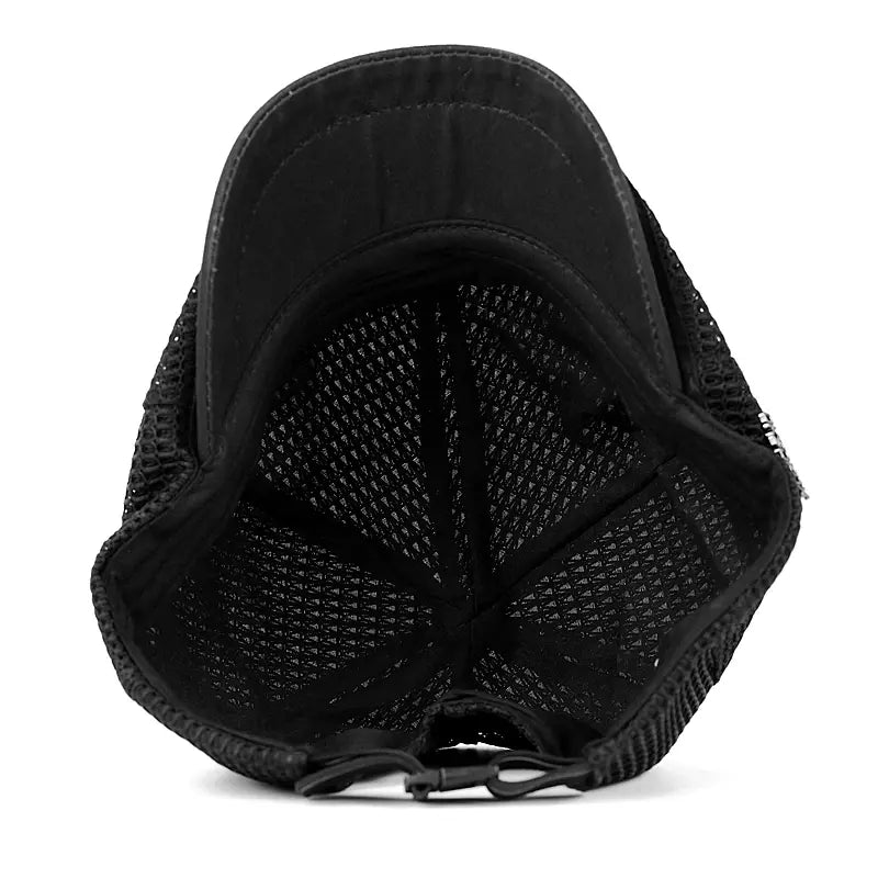 Macouri Mesh Flat Cap - Casual Mesh Flat Cap For All Day Comfort And Laid Back Style