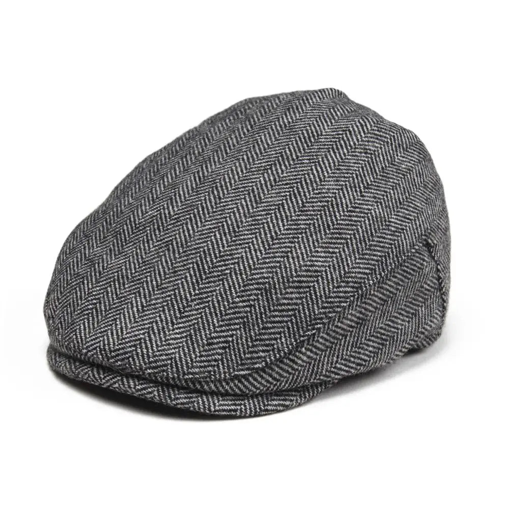 Manchester Kids Wool Flat Cap - Timeless, Versatile Cap For Smart Little Outfits