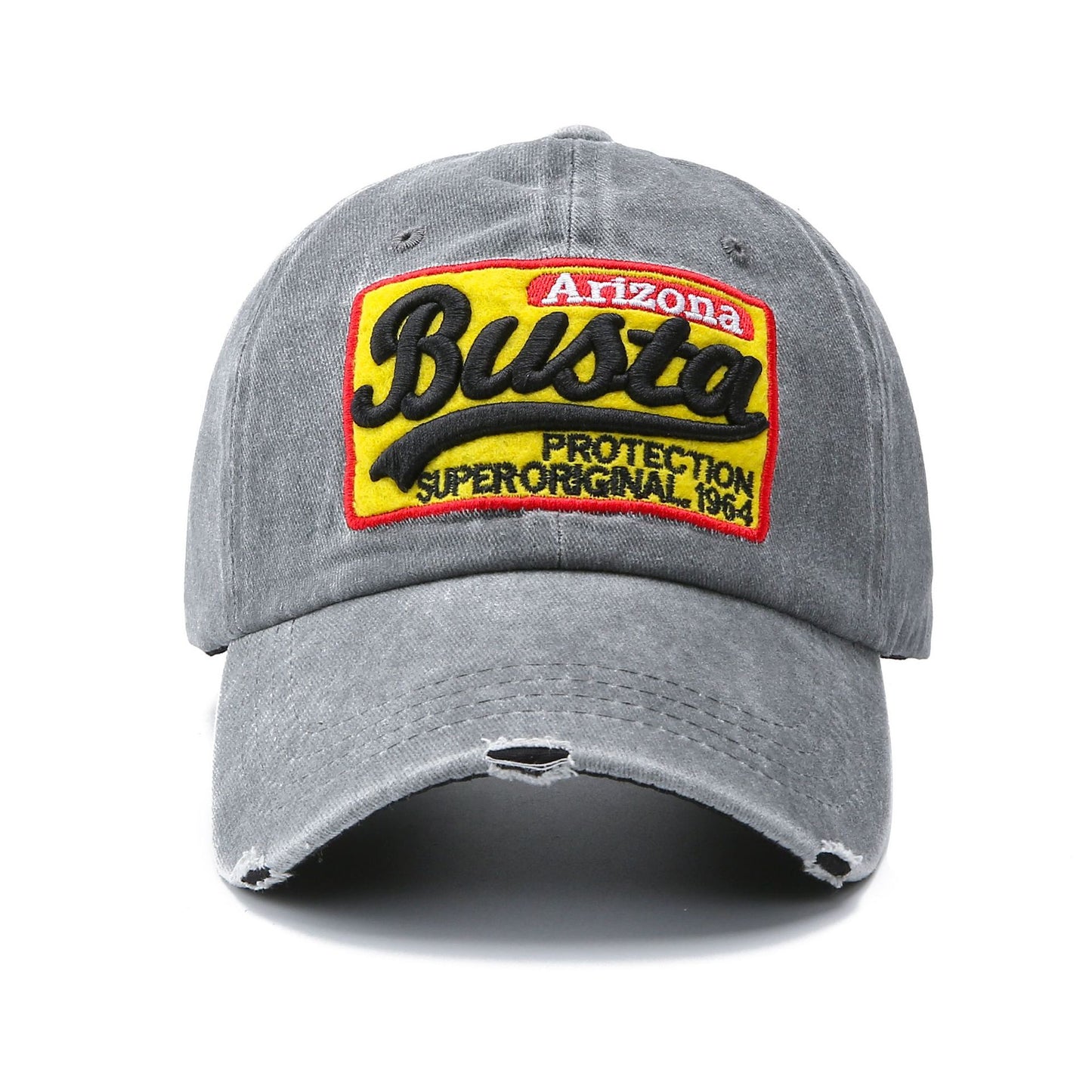 Washed Baseball Cap Patch Letters Hat - Urban Caps