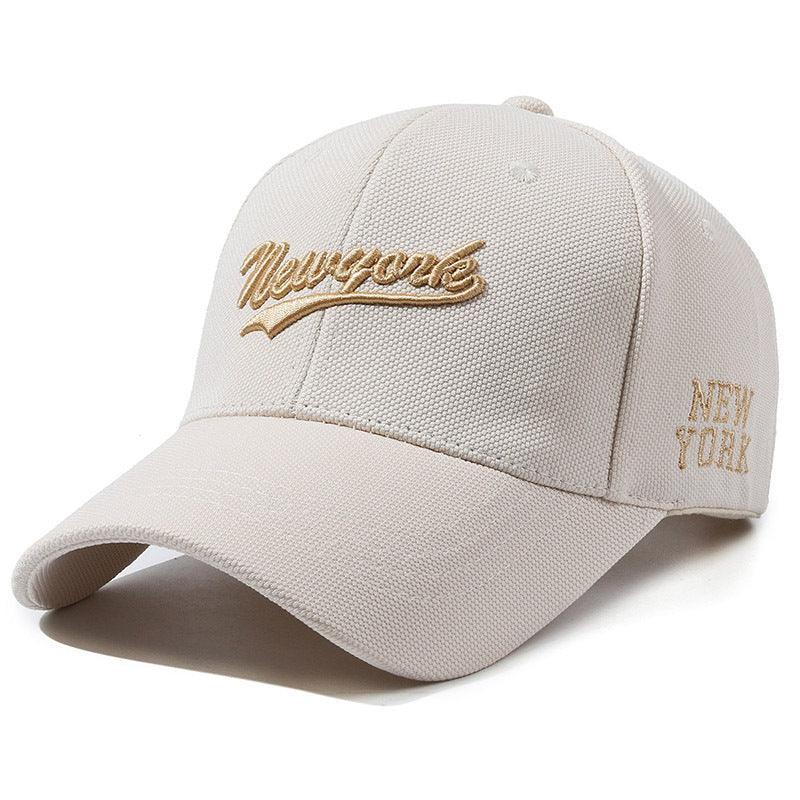 Hard Crown Baseball Cap Men's And Women's Embroidered Letters - Urban Caps
