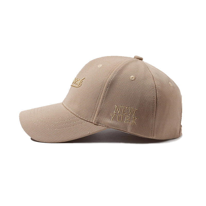 Hard Crown Baseball Cap Men's And Women's Embroidered Letters - Urban Caps