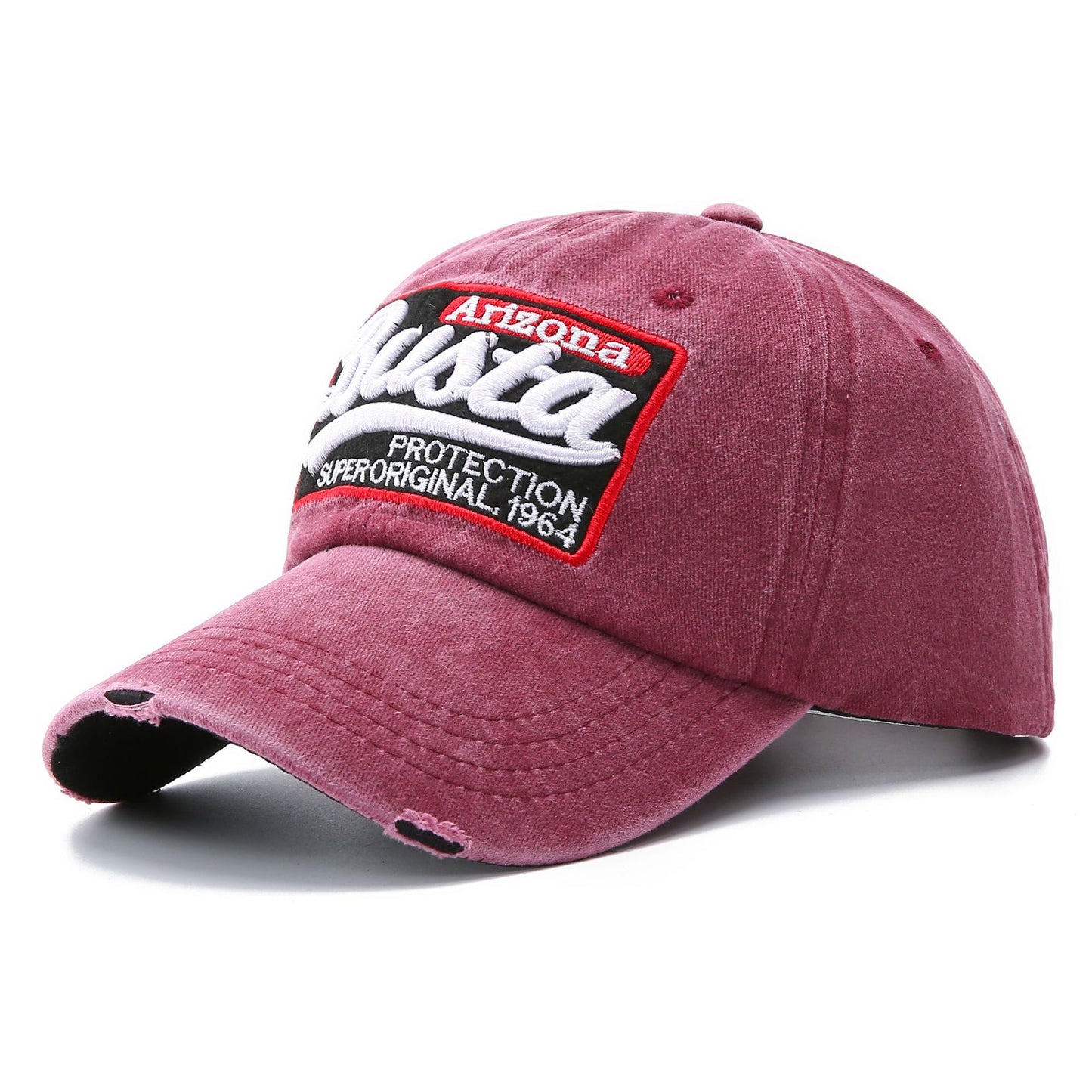 Washed Baseball Cap Patch Letters Hat - Urban Caps