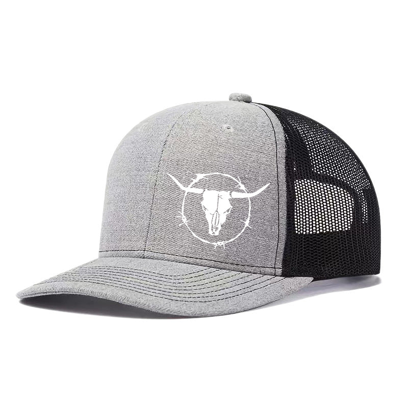 Outdoor Sports Cow Head Printed Baseball Cap - Urban Caps