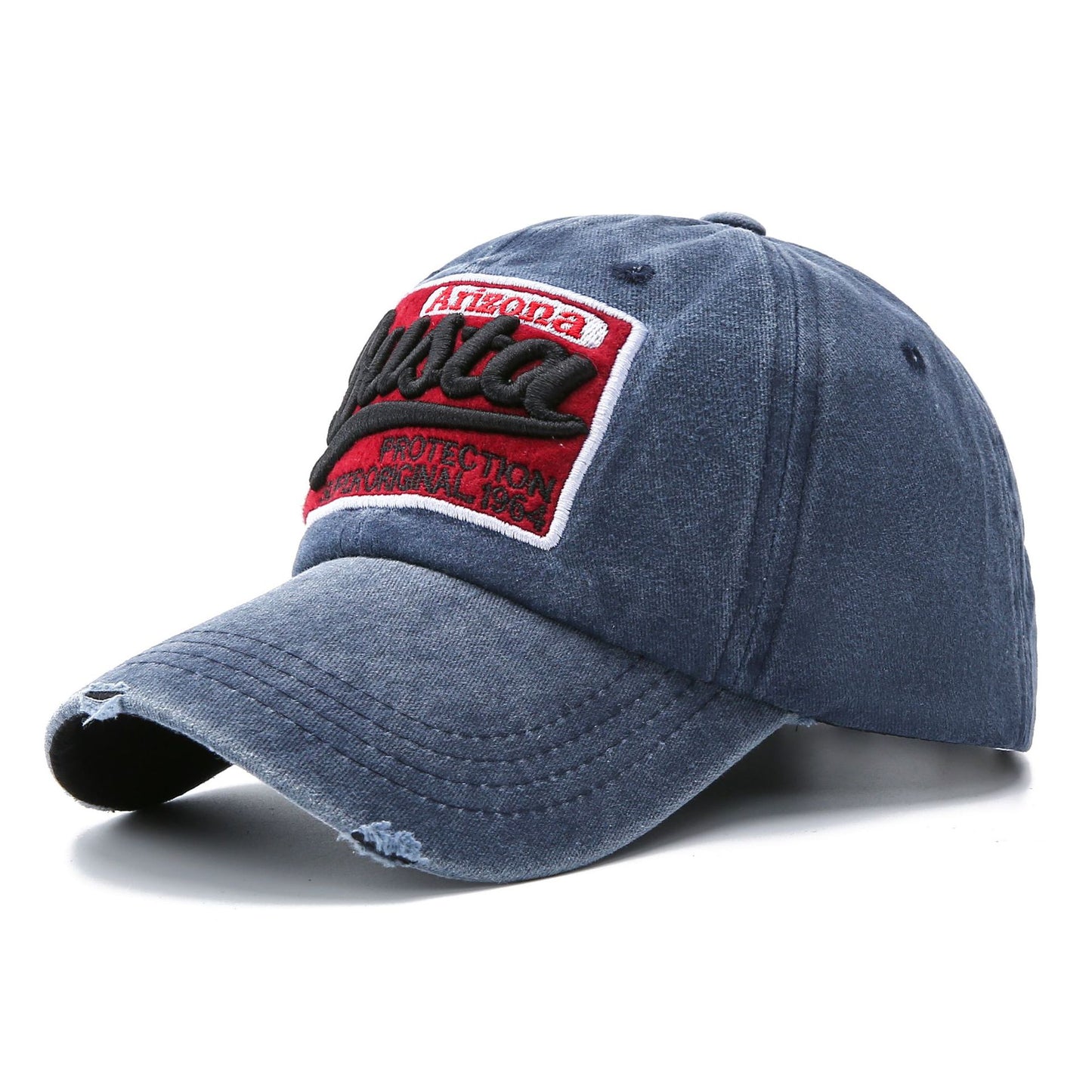 Washed Baseball Cap Patch Letters Hat - Urban Caps