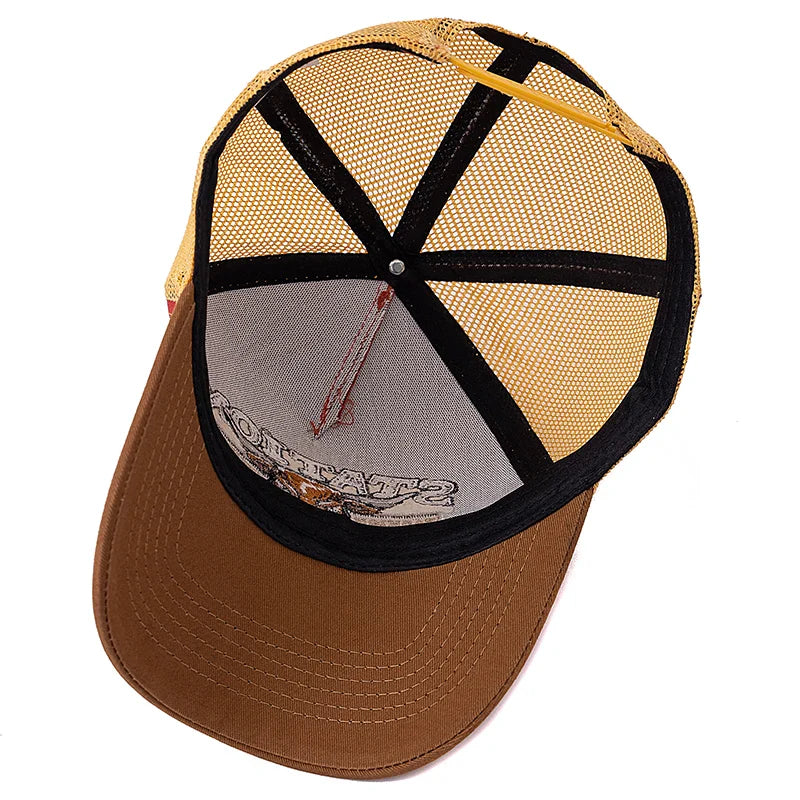 Raging Bull Station Trucker Cap - Versatile Cotton Mesh Trucker Cap For Casual Activities