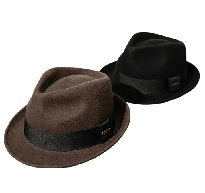 Ribot Wool Fedora Hat - Classic Fedora Silhouette With Warm Natural Wool Texture