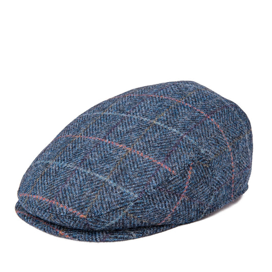 Royal Herringbone Wool Flat Cap – Classic Tweed Newsboy Style