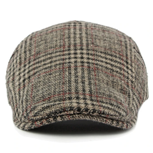 Reading Plaid Artist Beret