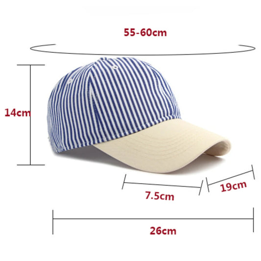 Putney Striped Sun Cap