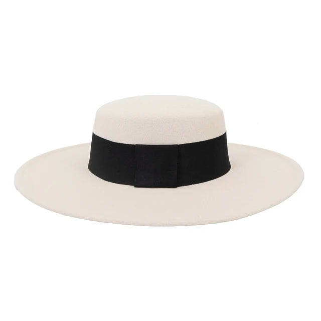 Classic Wide Brim Fedora Hat – Structured Formal Travel Cap