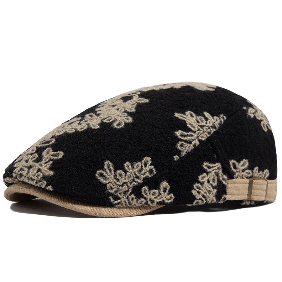 Floral Print Ivy Cap | Country Garden Flat Cap | Urban Caps NZ