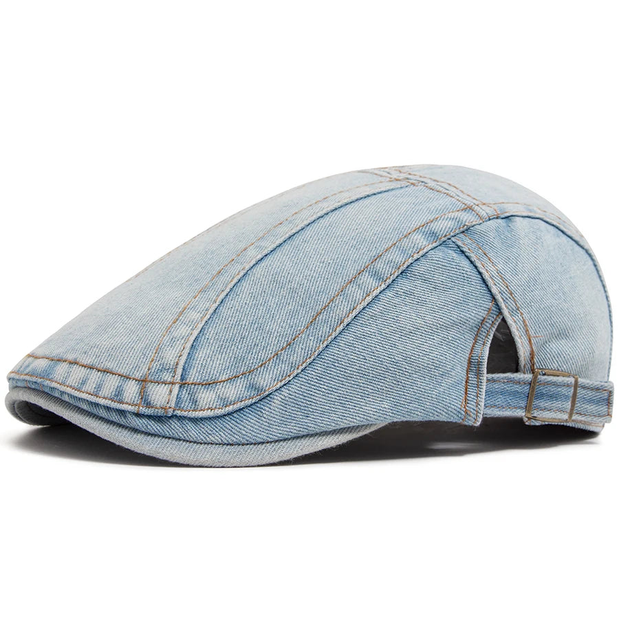 Washed Solid Ivy Cap | Classic Country Flat Cap | Urban Caps NZ