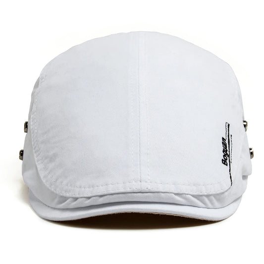 Button Embroidered Ivy Cap | Traditional Country Flat Cap | Urban Caps NZ