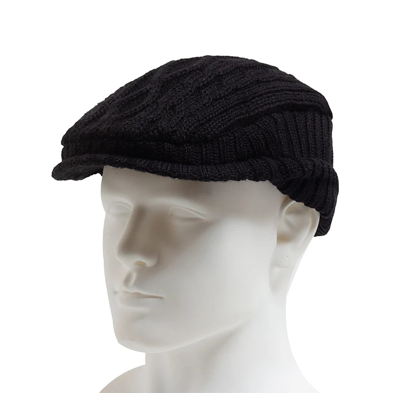 Knitted Earflap Ivy Cap | Scottish Country Flat Cap | Urban Caps NZ