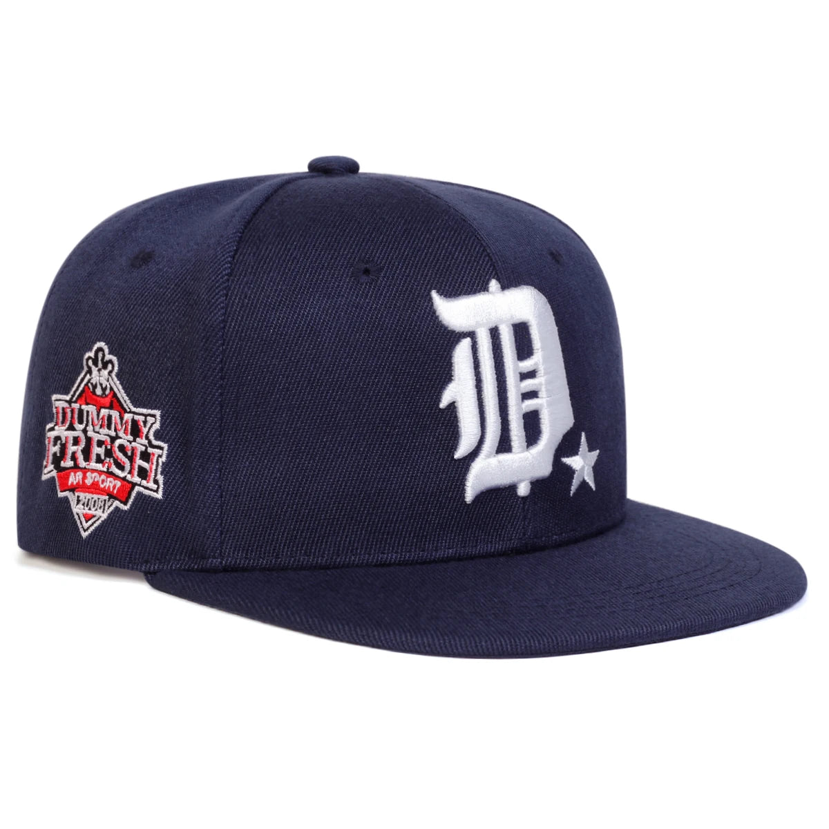 The Dalton | D Letter Fresh Embroidery Snapback Cap | Urban Caps NZ