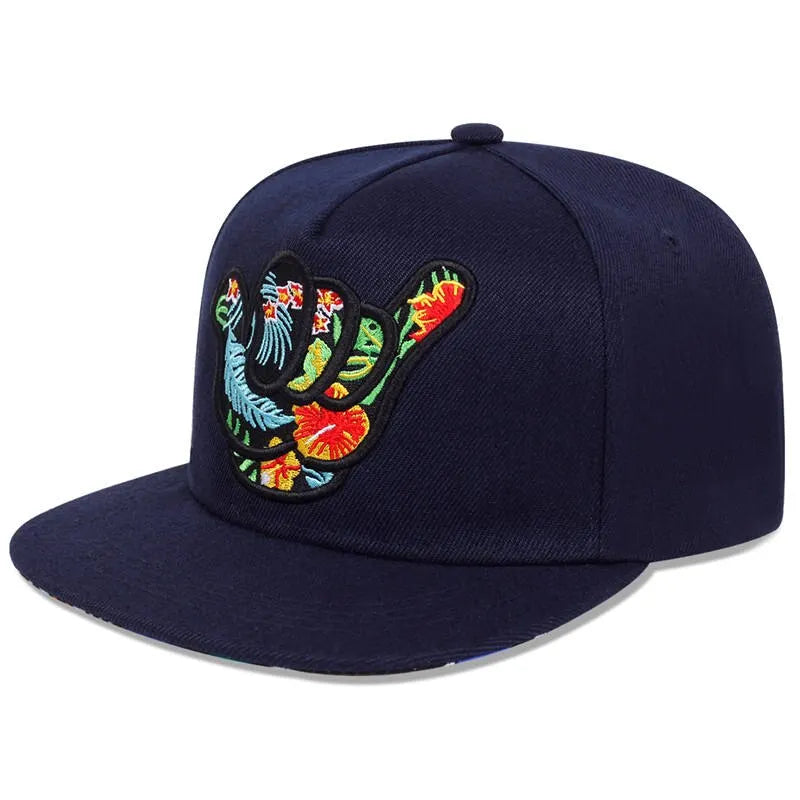 The Carnaby | Colourful Hand Embroidery Snapback Cap | Urban Caps NZ