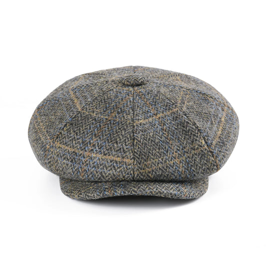 The Killarney | Men's Herringbone Tweed Newsboy Cap | Urban Caps NZ