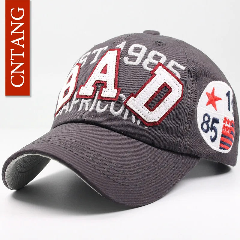 Big Letter Embroidered Baseball Cap | Casual Sports Cap | Urban Caps NZ