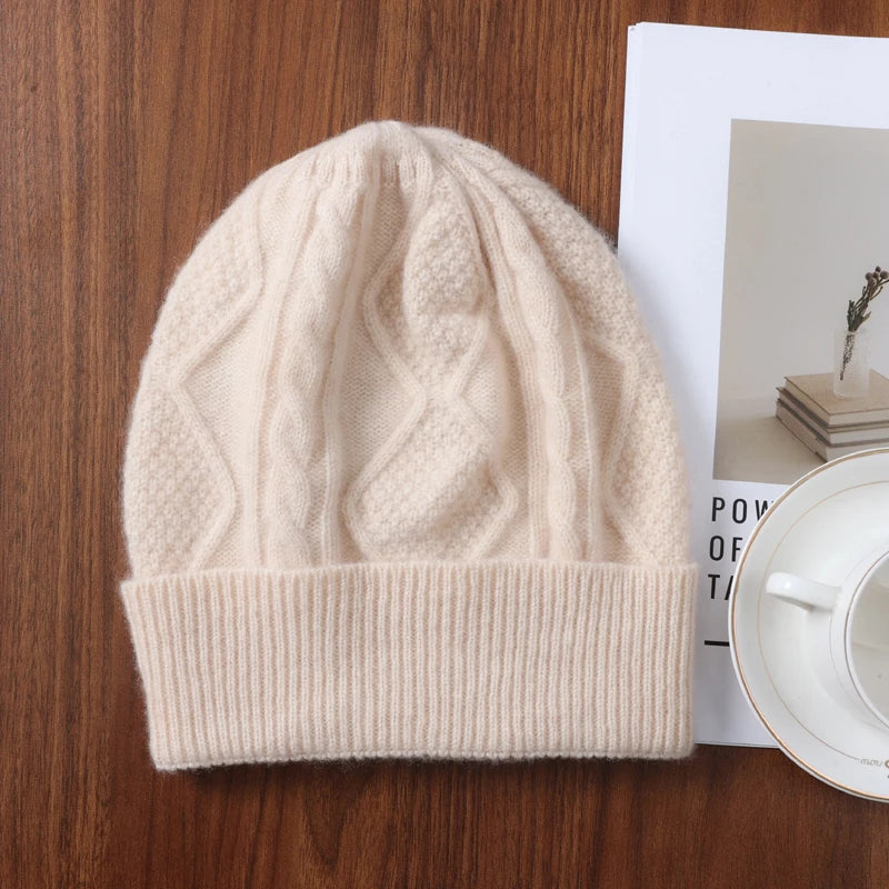 The Rhombus | Merino Wool Rhombus Pattern Street Beanie | Urban Caps NZ