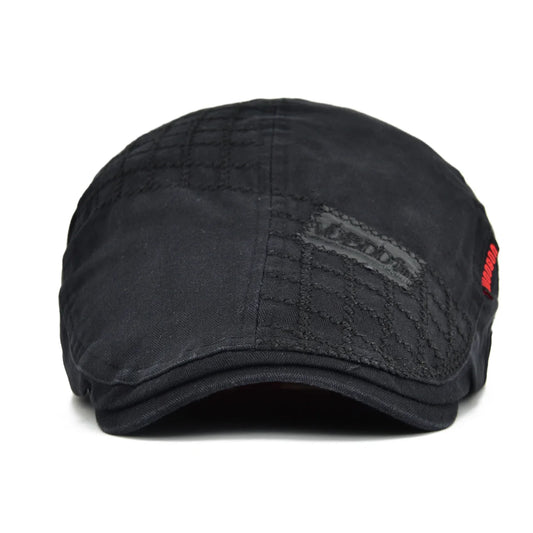 The Stirling | Men's Cotton Ivy Driver Flat Cap | Urban Caps NZ