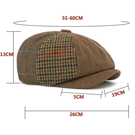 Arundel Plaid Wool Beret