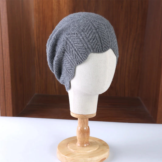 The Glencoe | 100% Wool Wavy Edge Knitted Winter Beanie | Urban Caps NZ