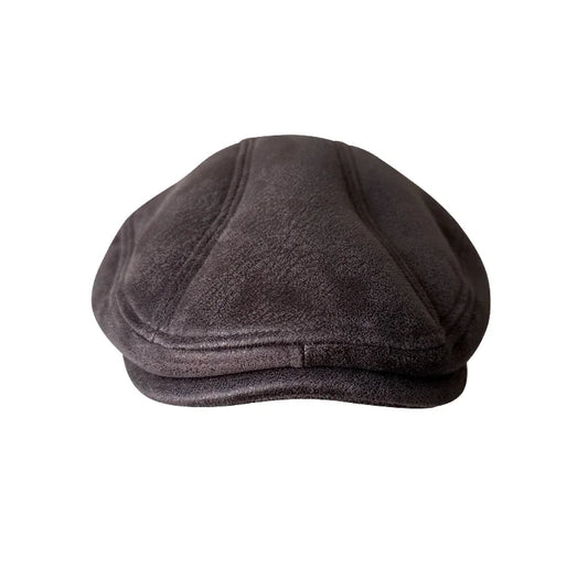 Yorkshire Big-Fit Suede Flat Cap