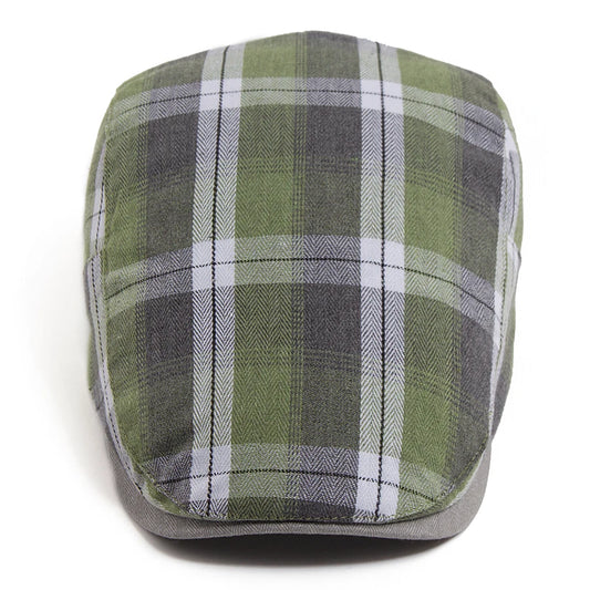 Thin Plaid Ivy Cap | Country Heritage Flat Cap | Urban Caps NZ