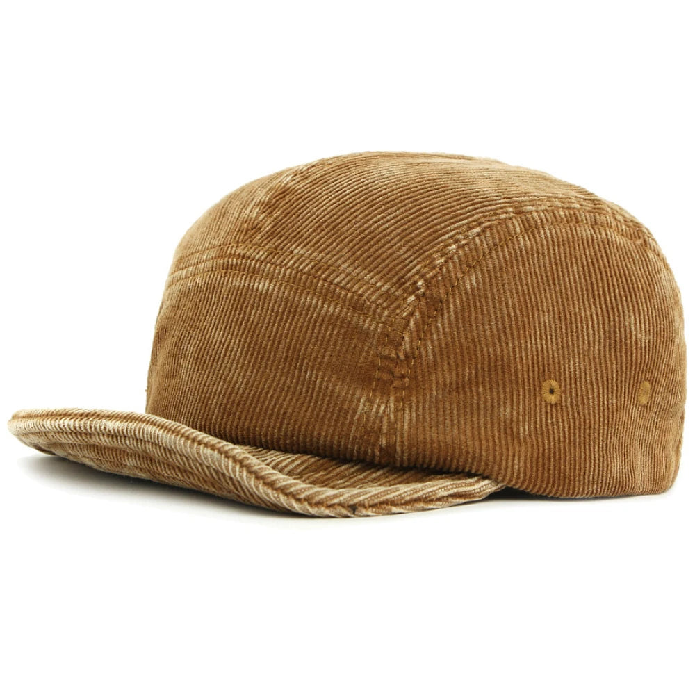 Battersea Corduroy Soft-Top Cap in Khaki