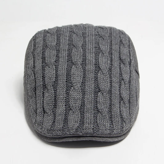 Soft-Top Knitted Ivy Cap | Scottish Winter Flat Cap | Urban Caps NZ