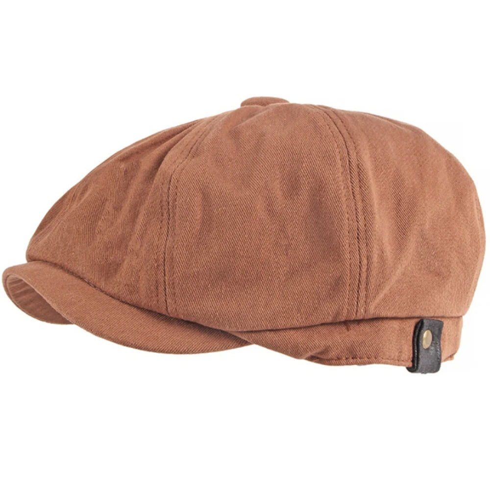 Kentmere Cotton Artist Beret in Caramel