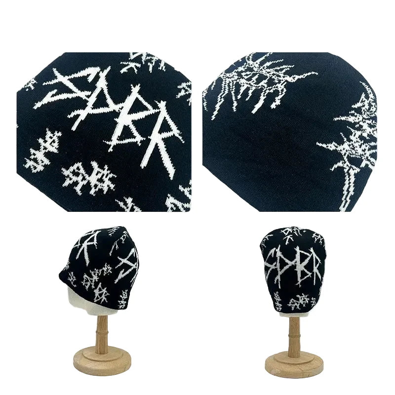 SDBR Gothic Winter Knitted Beanie - Urban Caps