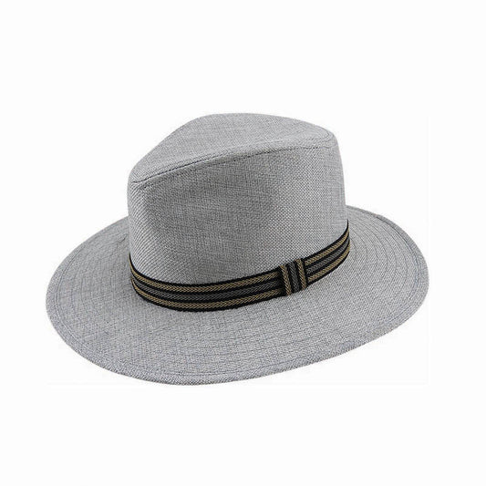 Avenel Noah Polyester Safari Hat with Wide Brim and Ribbon Band – UPF 50+ Sun Protection