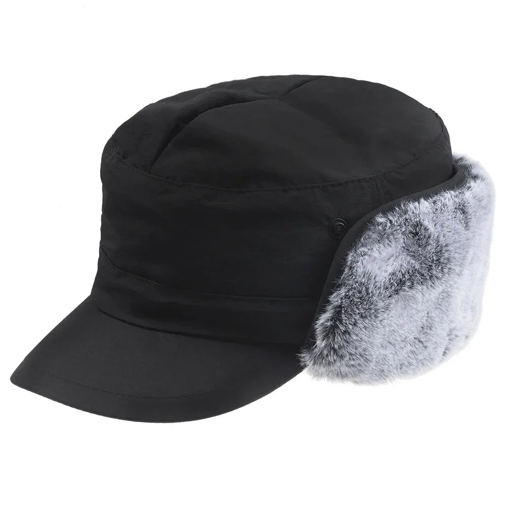 Kirkwall Waterproof Trapper Hat in Black