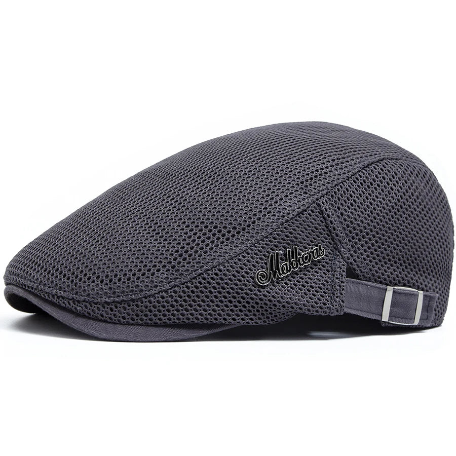 Breathable Mesh Ivy Cap | Country Summer Flat Cap | Urban Caps NZ