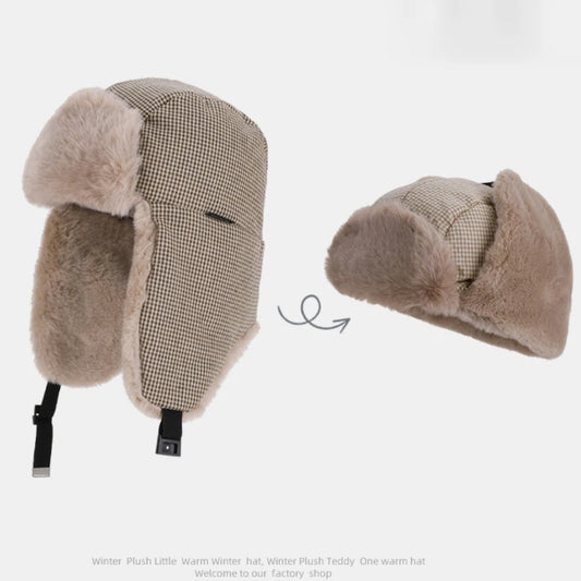 Lapland Plaid Trapper Hat