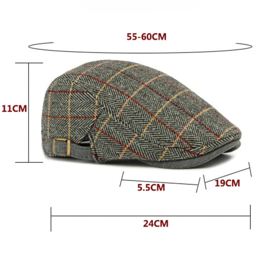 Aberfeldy Wool Plaid Beret