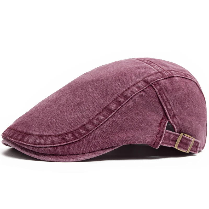 Solid Cotton Ivy Cap | Classic Vintage Flat Cap | Urban Caps NZ