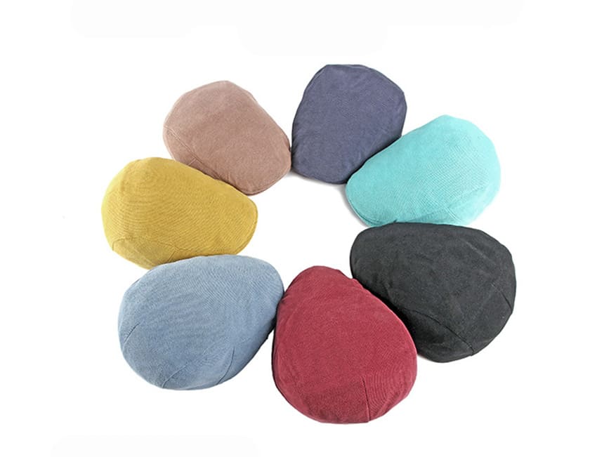 Lincoln Corduroy Cotton Flat Cap - Corduroy Cotton Flat Cap With Timeless Classic Style
