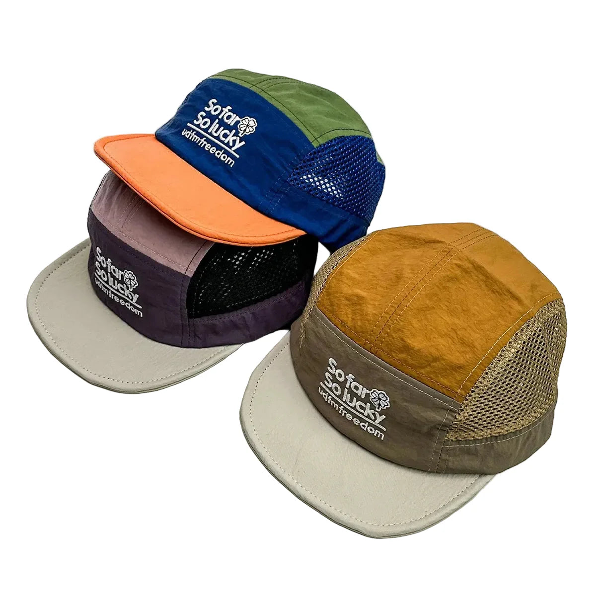 So Far So Lucky 5-Panels Baseball Cap - Urban Caps