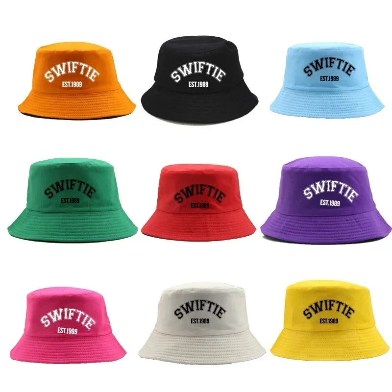 Swiftie 1989 Cotton Bucket Hat - Reversible Cotton Hat With Classic Style For Two Looks