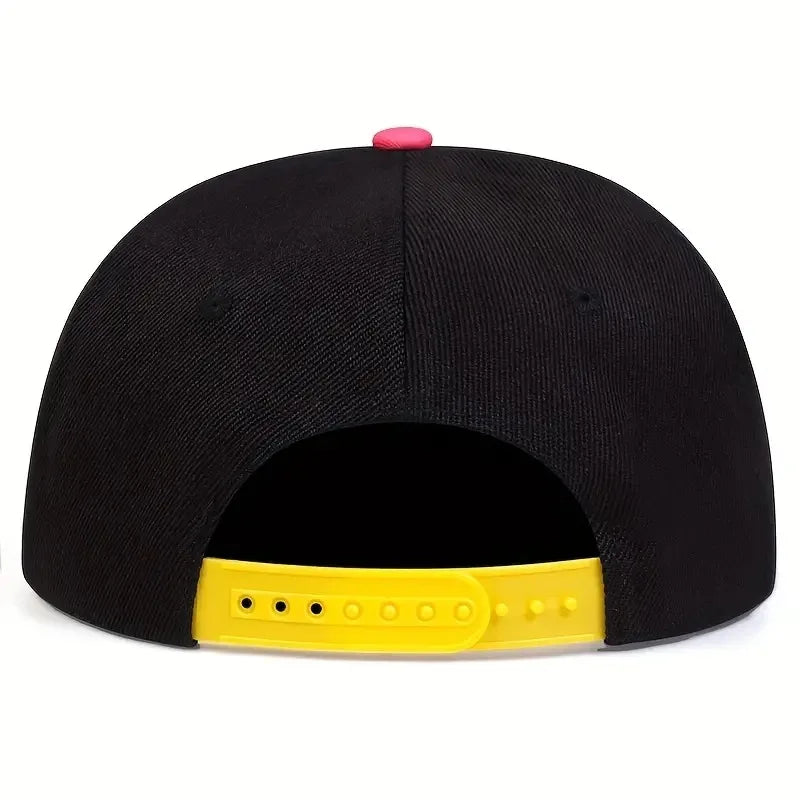 The Munchies Bitten Donut Snapback Cap - Casual Street Cap With A Playful Bitten Visor