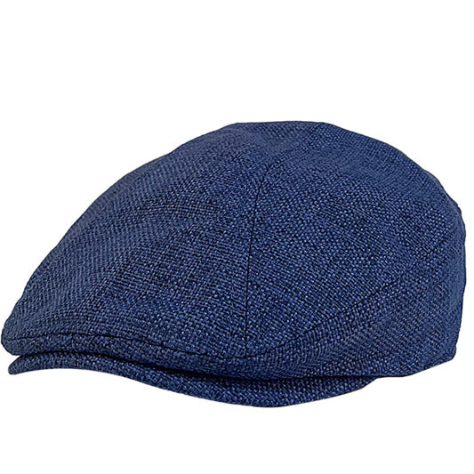 Verona Linen Flat Cap – Breathable Lightweight Summer Classic Cap