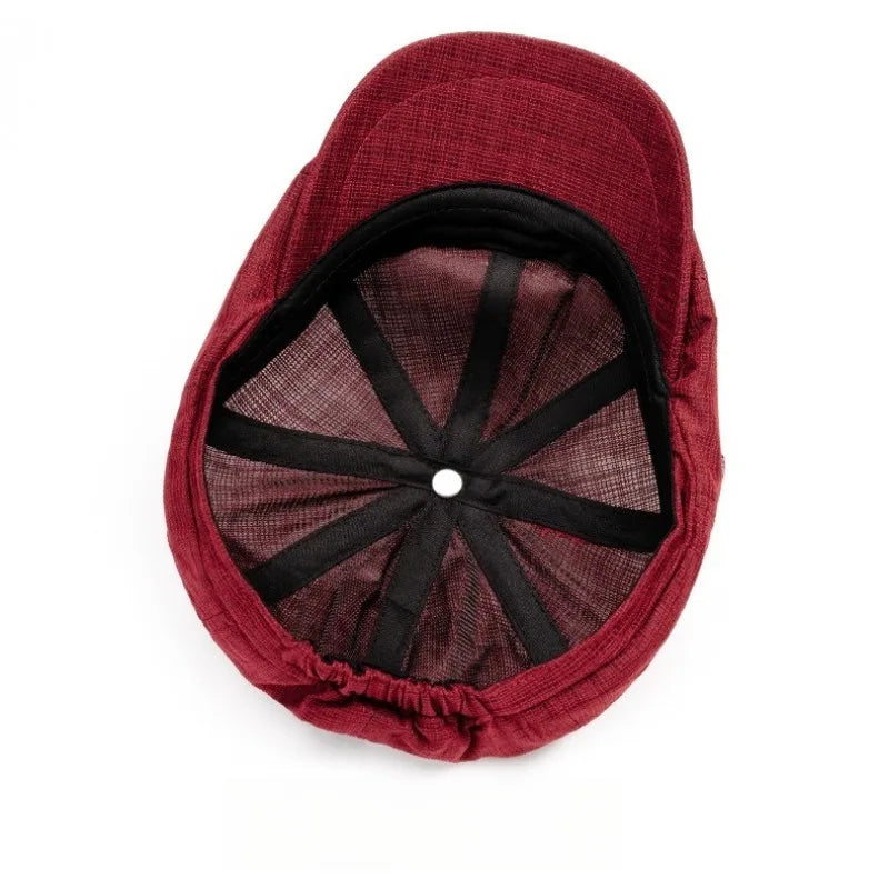 Villeneuve Summer Newsboy Cap - Lightweight Classic Cap For Warm Weather And Casual Looks