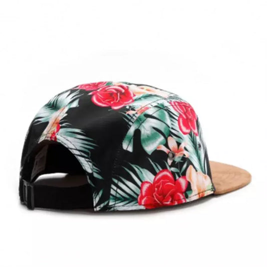 Vintage Roses Floral Five-Panel Cap Modern Style - Urban Caps