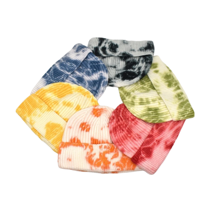 WZCX Tie Dye Cotton Beanie Premium Quality Iconic Everyday Style - Urban Caps